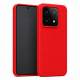 Xiaomi 14 Silicone Pro Silikon Hülle in Rot – Produktansicht