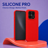 Xiaomi 14 Silicone Pro Silikon Hülle Rot – Detailansicht 5