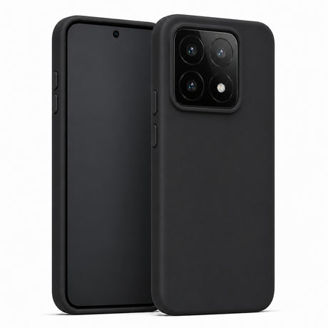 Xiaomi 14 Silicone Pro Silikon Hülle in Schwarz – Produktansicht