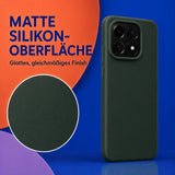 Xiaomi 14 Silicone Pro Silikon Hülle Tannengrün – Detailansicht 1