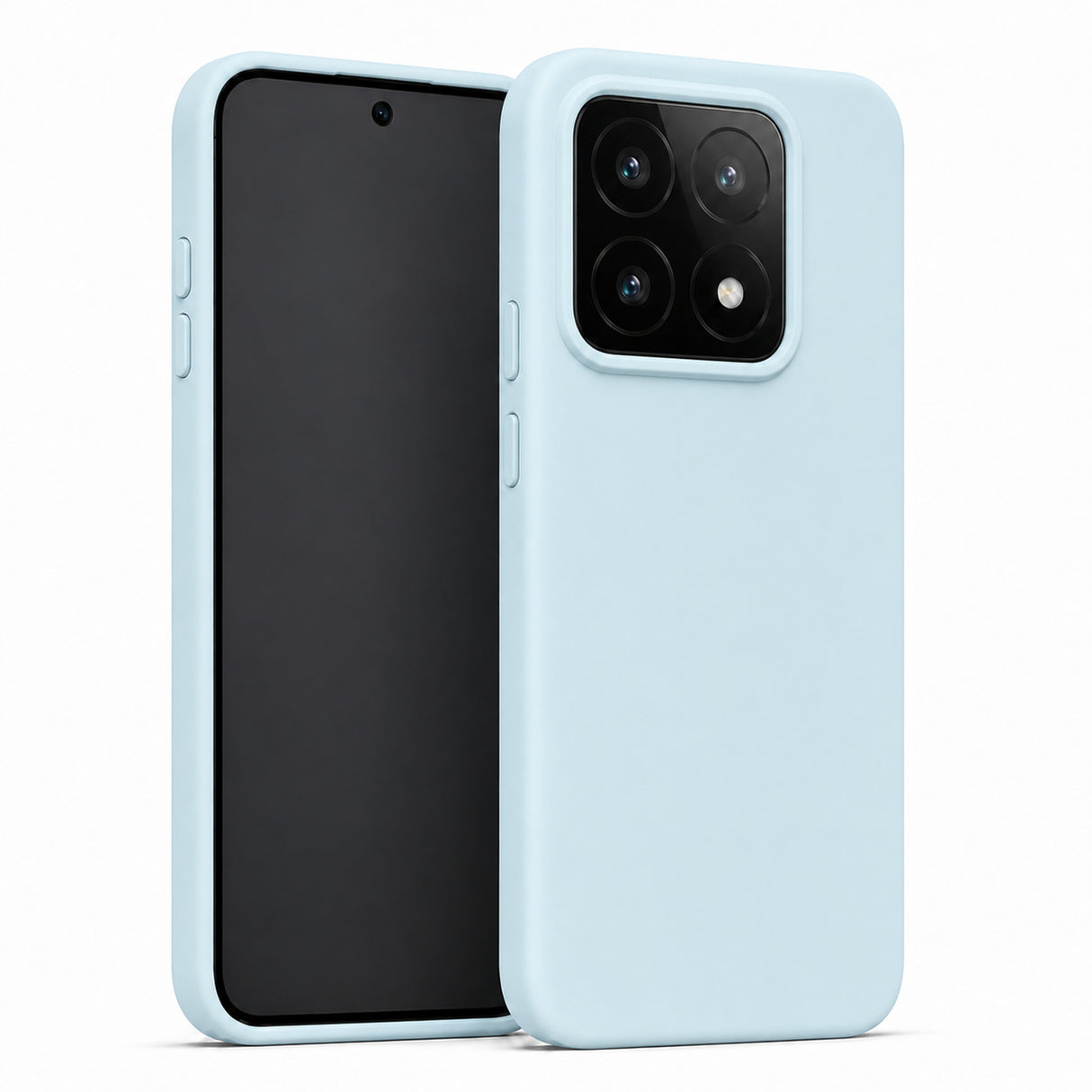 Xiaomi 14 Silicone Pro Silikon Hülle in Wolkenblau – Produktansicht