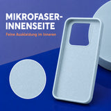 Xiaomi 14 Silicone Pro Silikon Hülle Wolkenblau – Detailansicht 4
