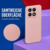 Xiaomi 14T Pro Silicone Pro Silikon Hülle Altrosa – Detailansicht 1