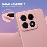 Xiaomi 14T Pro Silicone Pro Silikon Hülle Altrosa – Detailansicht 2