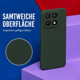 Xiaomi 14T Pro Silicone Pro Silikon Hülle Tannengrün – Detailansicht 1