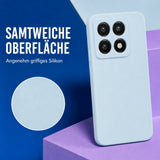 Xiaomi 14T Silicone Pro Silikon Hülle Wolkenblau – Detailansicht 1