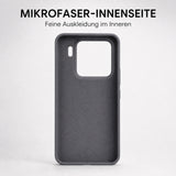 Xiaomi 15 Silicone Pro Silikon Hülle Anthrazit – Detailansicht 4