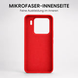 Xiaomi 15 Silicone Pro Silikon Hülle Rot – Detailansicht 4