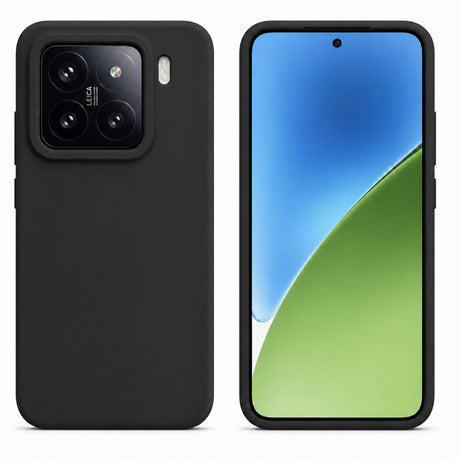 Xiaomi 15 Silicone Pro Silikon Hülle in Schwarz – Produktansicht