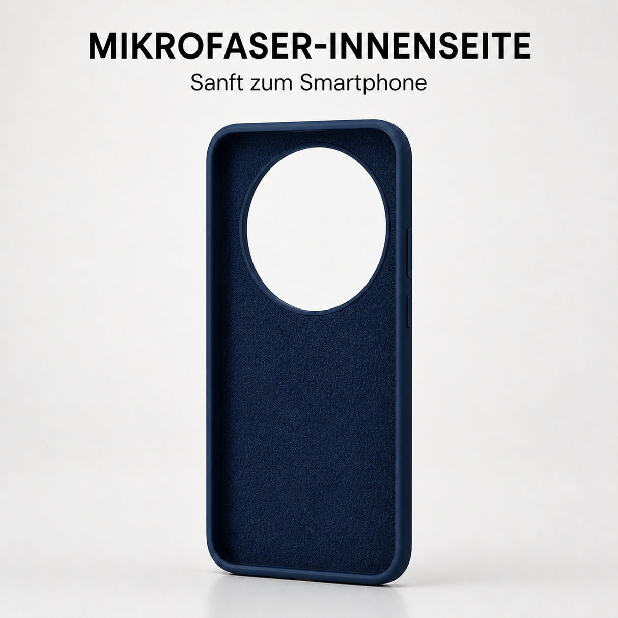 Xiaomi 15 Ultra Silicone Pro Silikon Hülle Marineblau – Detailansicht 4
