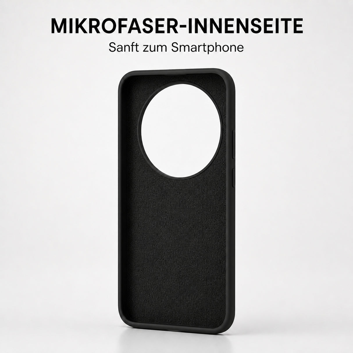Xiaomi 15 Ultra Silicone Pro Silikon Hülle Schwarz – Detailansicht 4