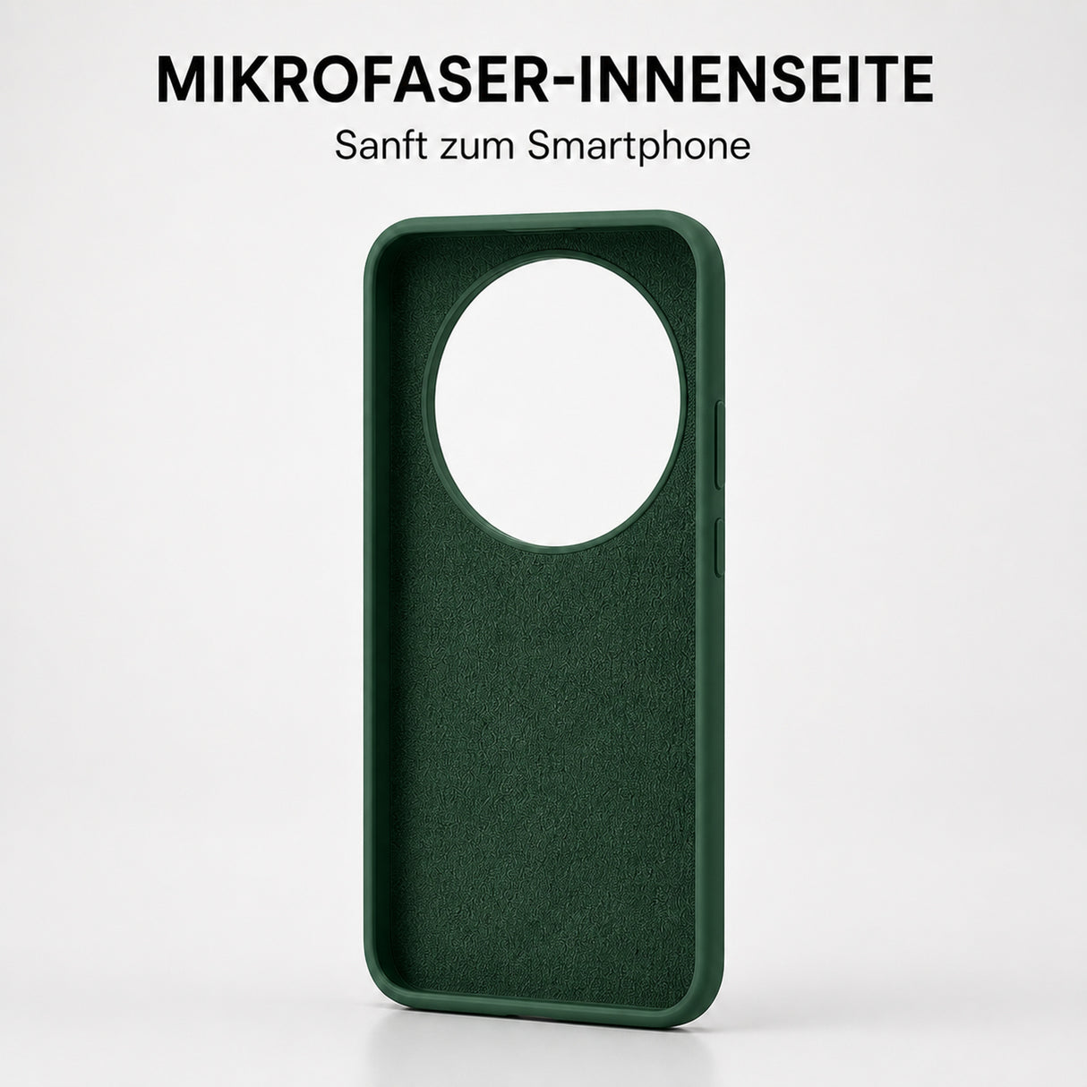 Xiaomi 15 Ultra Silicone Pro Silikon Hülle Tannengrün – Detailansicht 4
