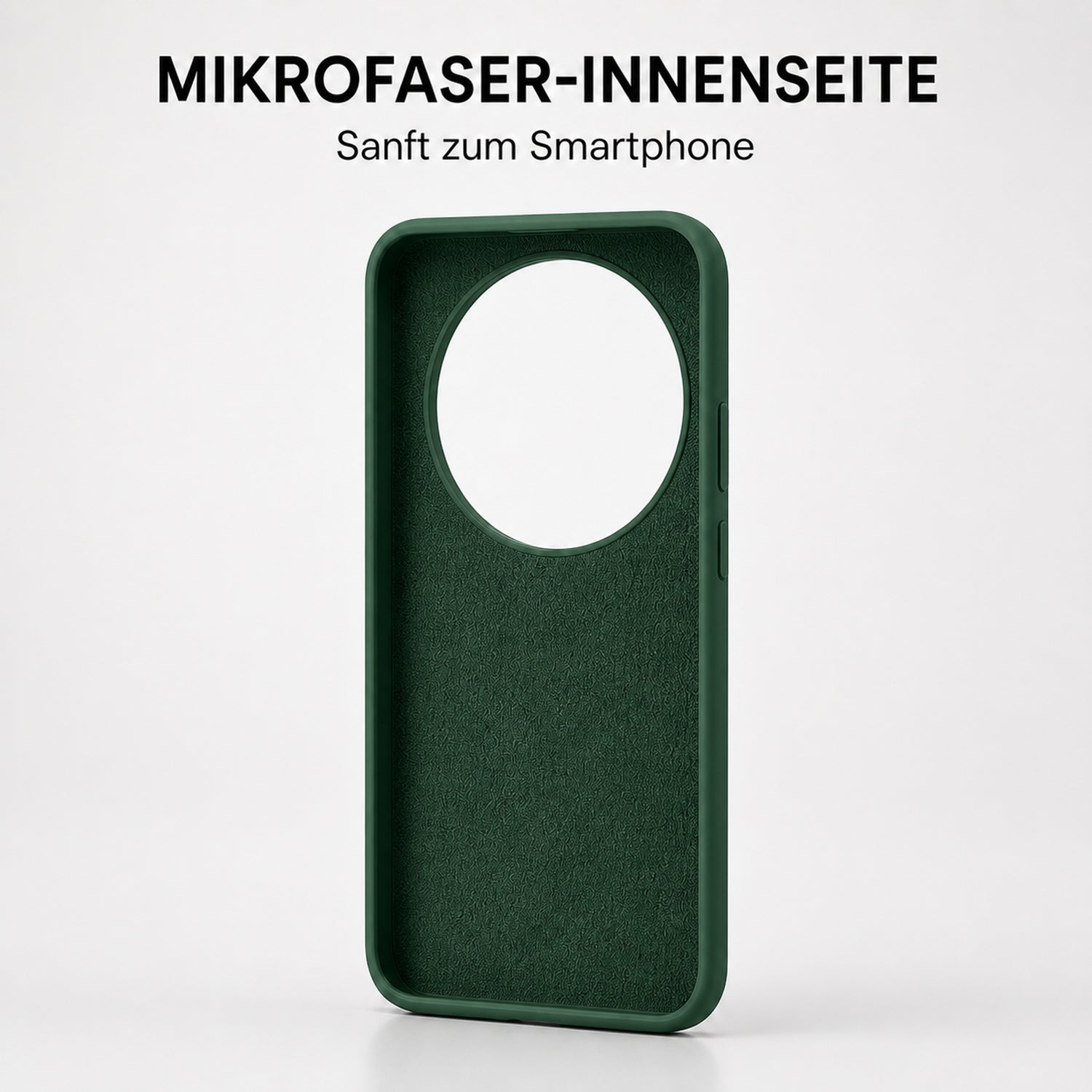 Xiaomi 15 Ultra Silicone Pro Silikon Hülle Tannengrün – Detailansicht 4
