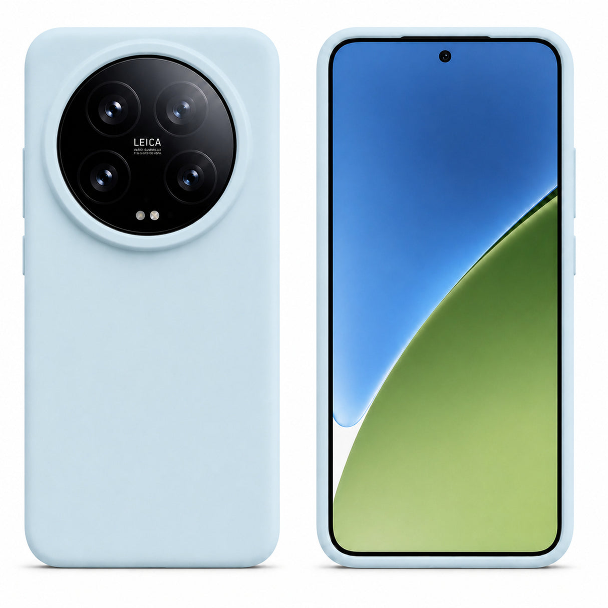Xiaomi 15 Ultra Silicone Pro Silikon Hülle in Wolkenblau – Produktansicht