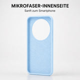 Xiaomi 15 Ultra Silicone Pro Silikon Hülle Wolkenblau – Detailansicht 4