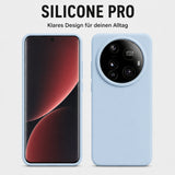 Xiaomi 15 Ultra Silicone Pro Silikon Hülle Wolkenblau – Detailansicht 5