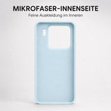 Xiaomi 15 Silicone Pro Silikon Hülle Wolkenblau – Detailansicht 4