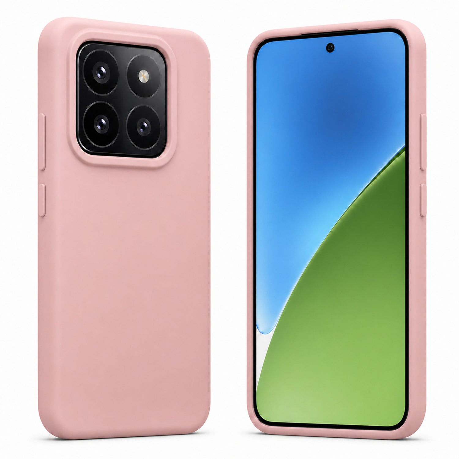 Xiaomi 15T Silicone Pro Silikon Hülle in Altrosa – Produktansicht