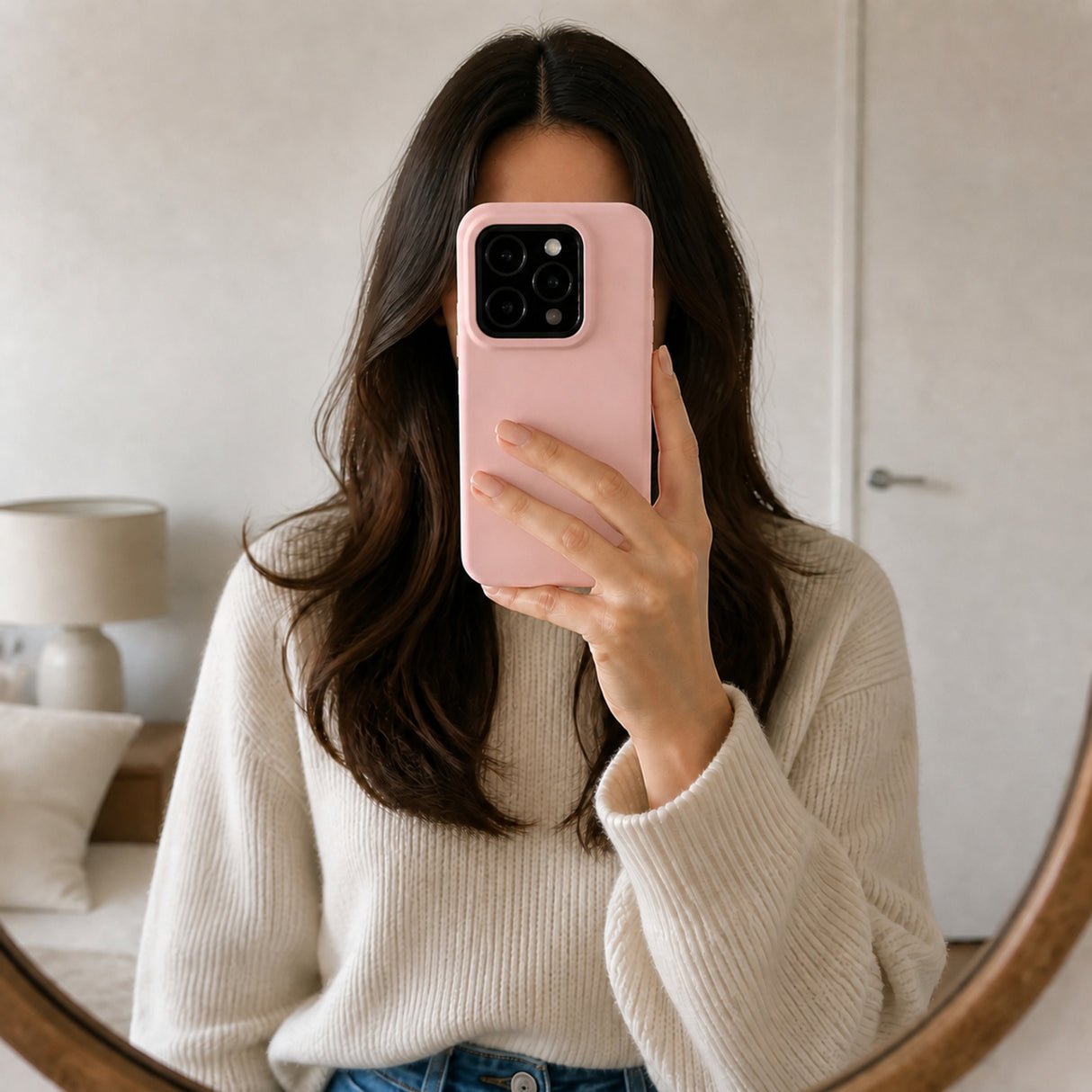 Xiaomi 15T Silicone Pro Silikon Hülle Altrosa – Detailansicht 6
