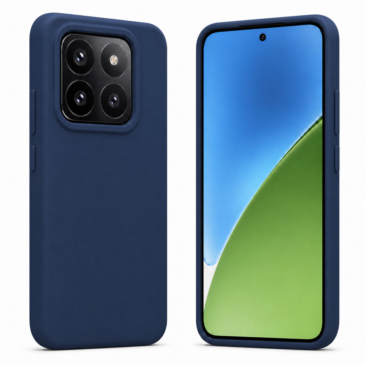 Xiaomi 15T Silicone Pro Silikon Hülle in Marineblau – Produktansicht