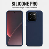 Xiaomi 15T Silicone Pro Silikon Hülle Marineblau – Detailansicht 5