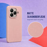 Xiaomi 15T Pro Silicone Pro Silikon Hülle Altrosa – Detailansicht 1