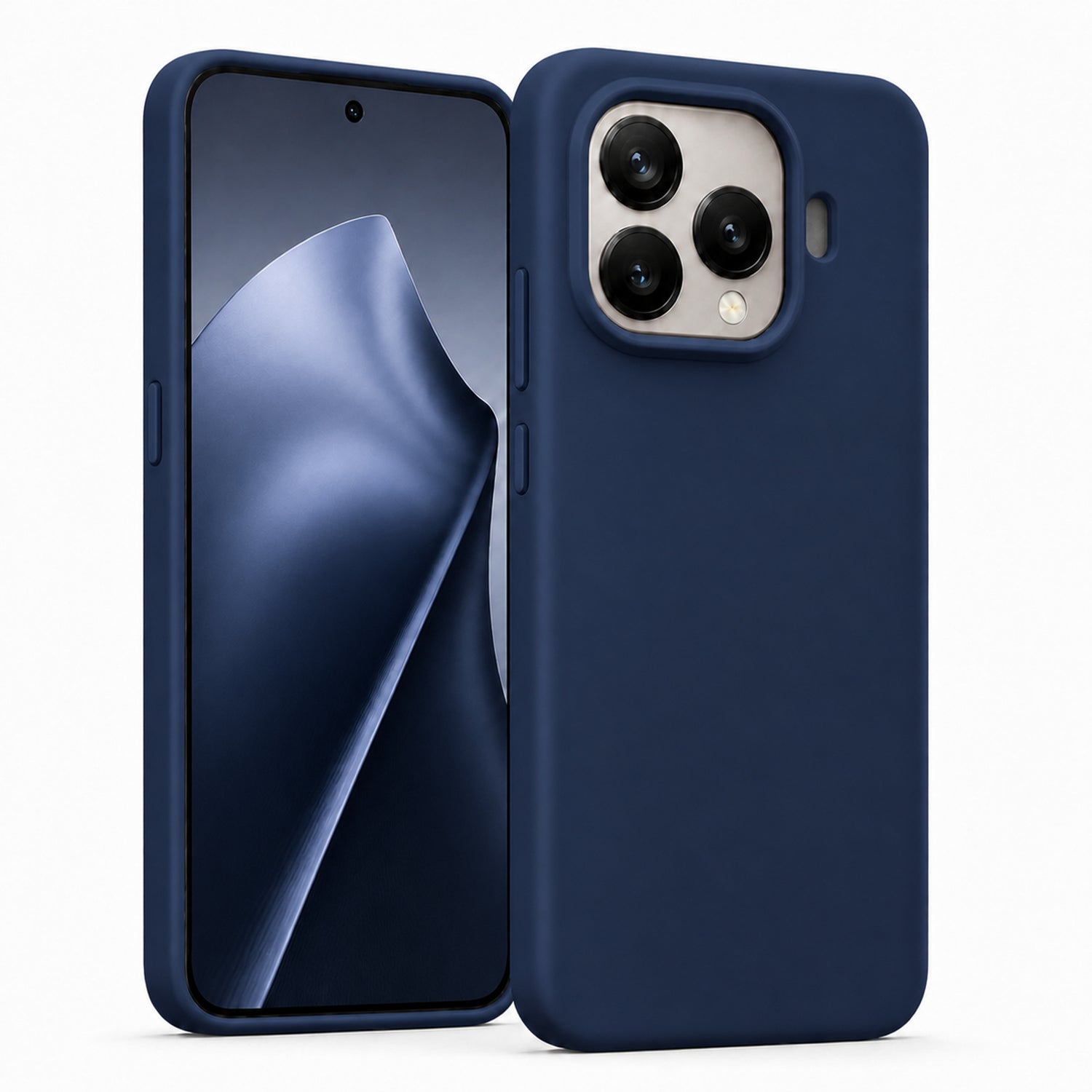 Xiaomi 15T Pro Silicone Pro Silikon Hülle in Marineblau – Produktansicht