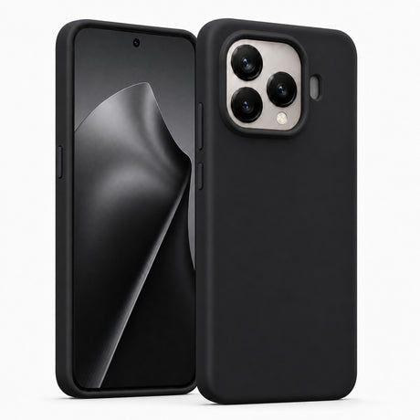 Xiaomi 15T Pro Silicone Pro Silikon Hülle in Schwarz – Produktansicht