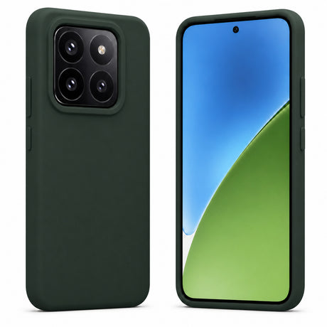 Xiaomi 15T Silicone Pro Silikon Hülle in Tannengrün – Produktansicht