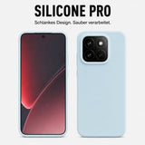 Xiaomi 15T Silicone Pro Silikon Hülle Wolkenblau – Detailansicht 5