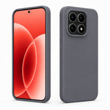 Xiaomi 17 Silicone Pro Silikon Hülle in Anthrazit – Produktansicht