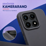Xiaomi 17 Silicone Pro Silikon Hülle Anthrazit – Detailansicht 2