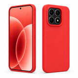 Xiaomi 17 Silicone Pro Silikon Hülle in Rot – Produktansicht