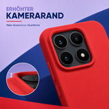Xiaomi 17 Silicone Pro Silikon Hülle Rot – Detailansicht 2