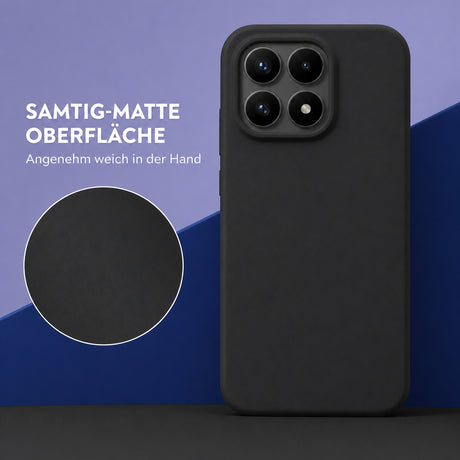 Xiaomi 17 Silicone Pro Silikon Hülle Schwarz – Detailansicht 1