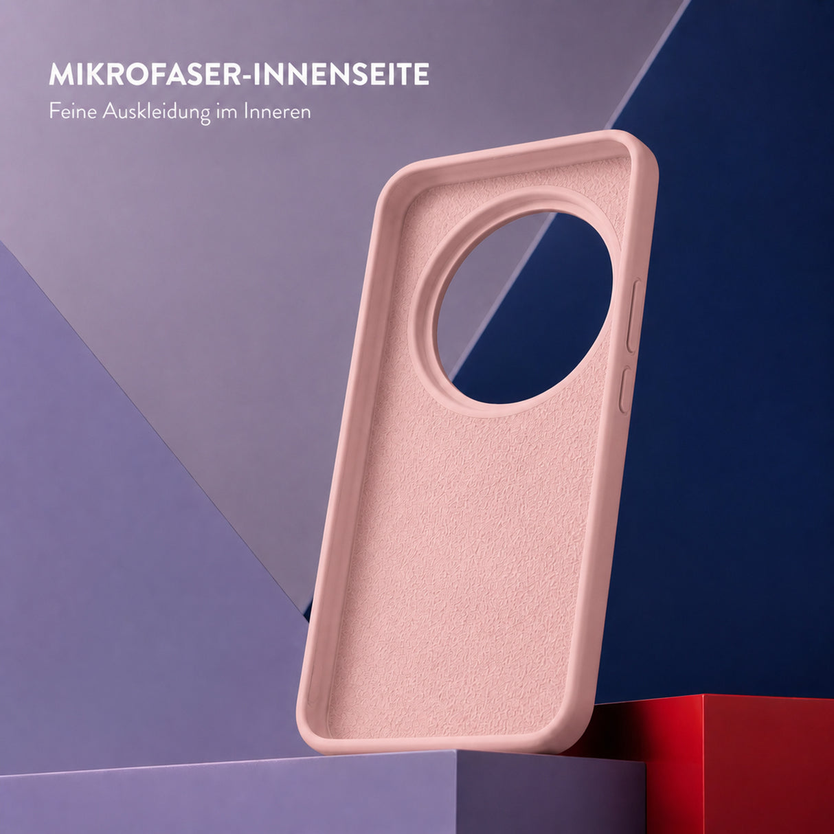 Xiaomi 17 Ultra Silicone Pro Silikon Hülle Altrosa – Detailansicht 4