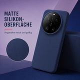 Xiaomi 17 Ultra Silicone Pro Silikon Hülle Marineblau – Detailansicht 1