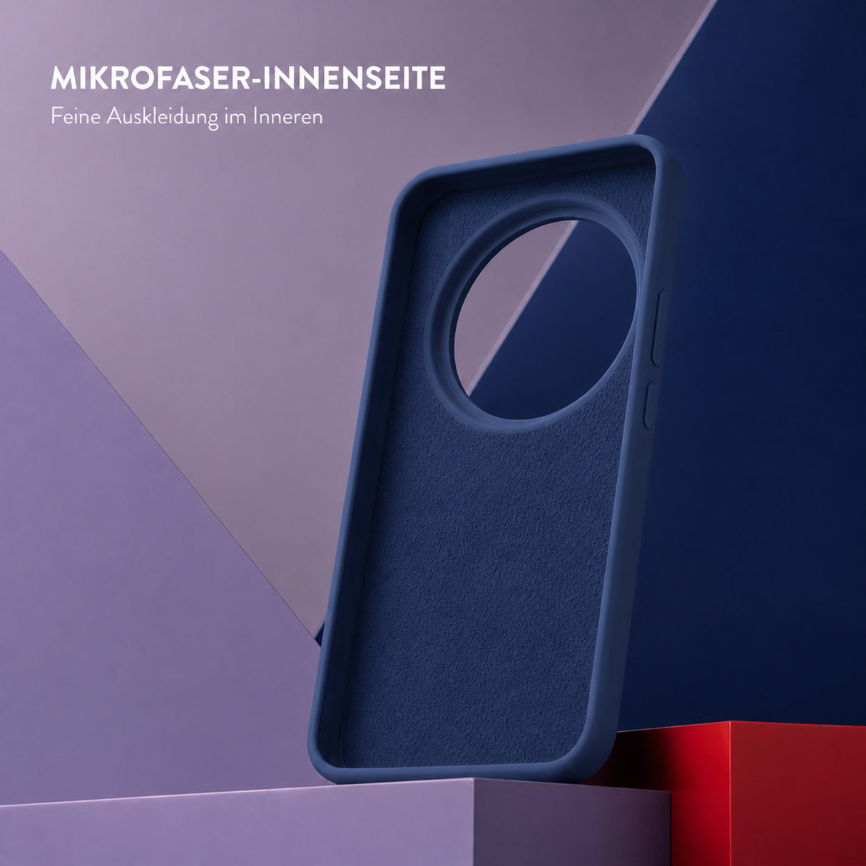 Xiaomi 17 Ultra Silicone Pro Silikon Hülle Marineblau – Detailansicht 4