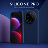 Xiaomi 17 Ultra Silicone Pro Silikon Hülle Marineblau – Detailansicht 5