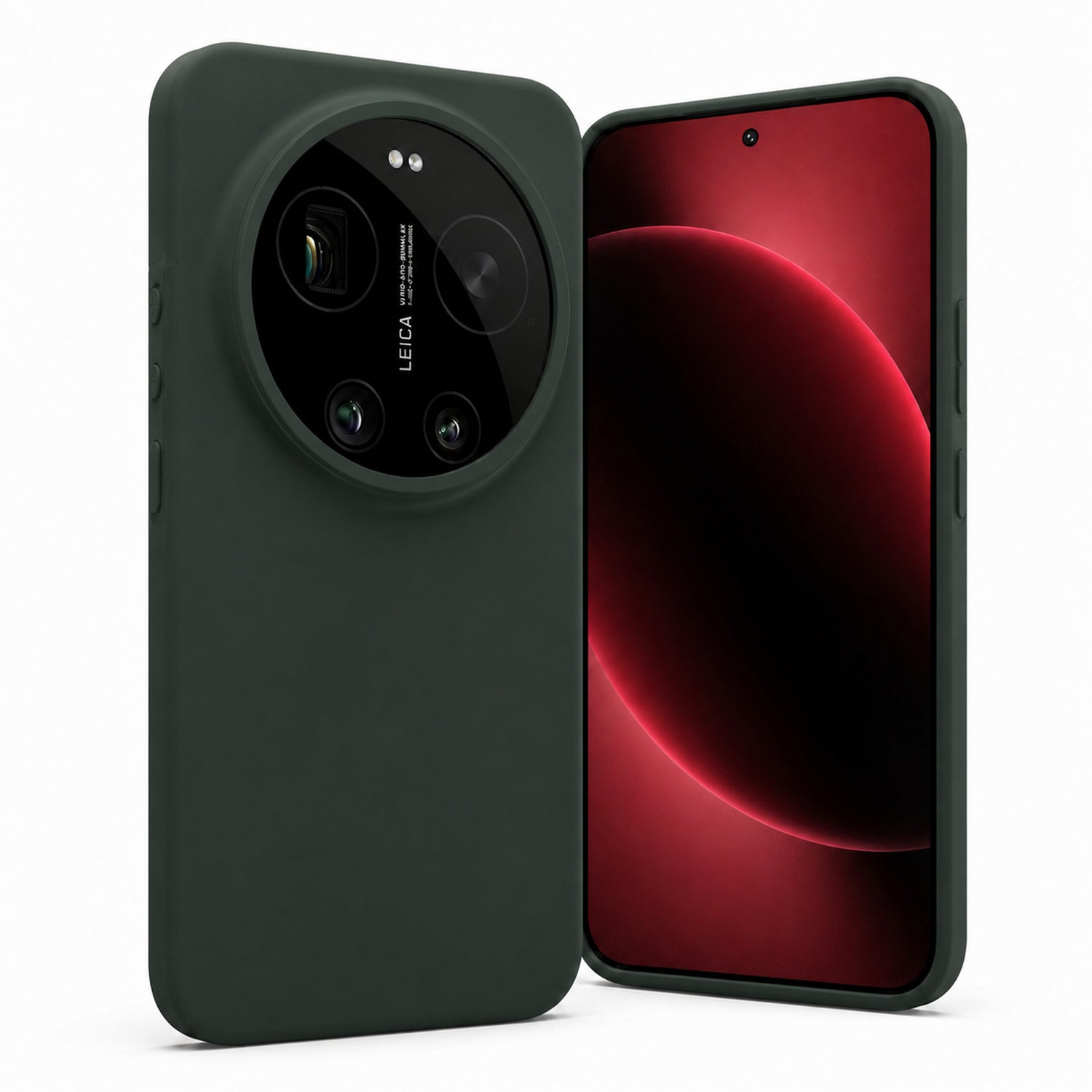 Xiaomi 17 Ultra Silicone Pro Silikon Hülle in Tannengrün – Produktansicht