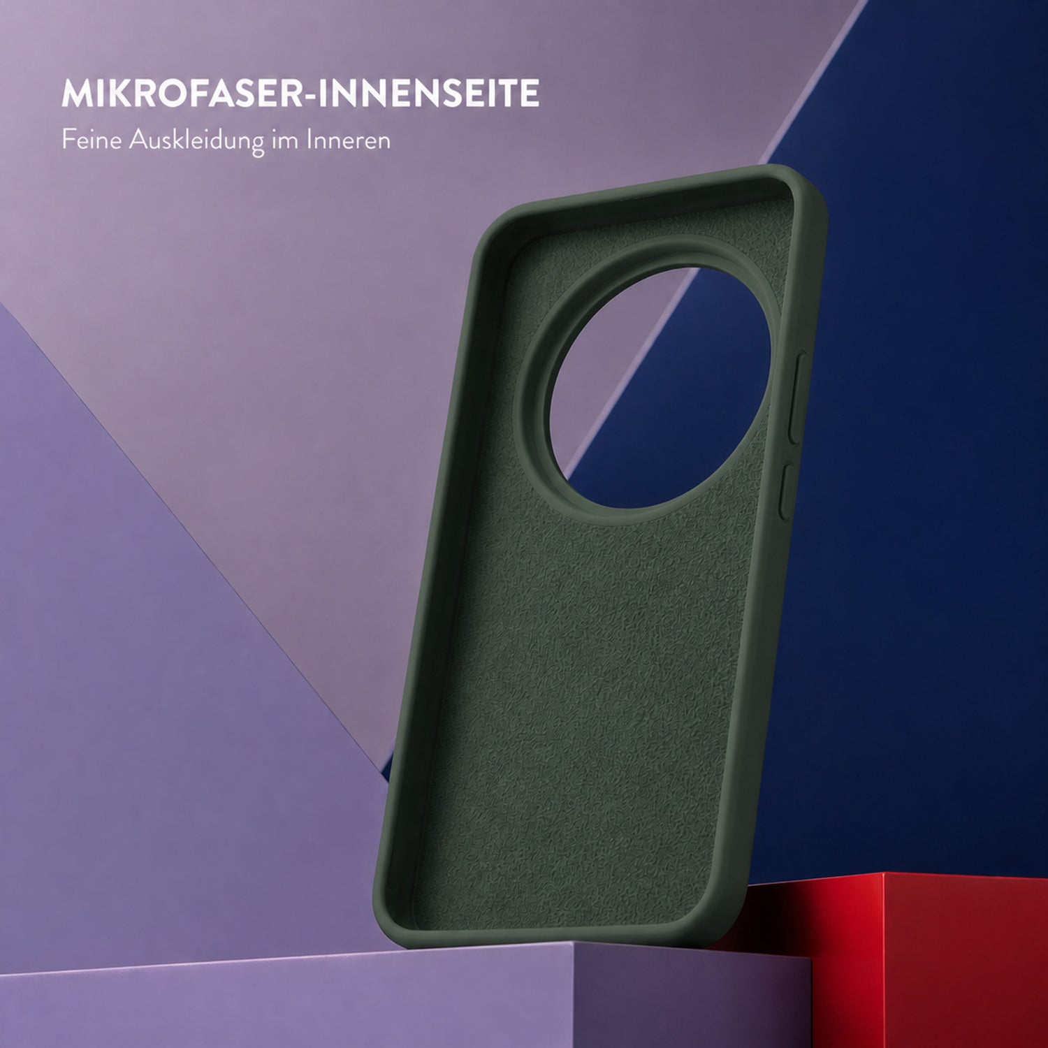 Xiaomi 17 Ultra Silicone Pro Silikon Hülle Tannengrün – Detailansicht 4