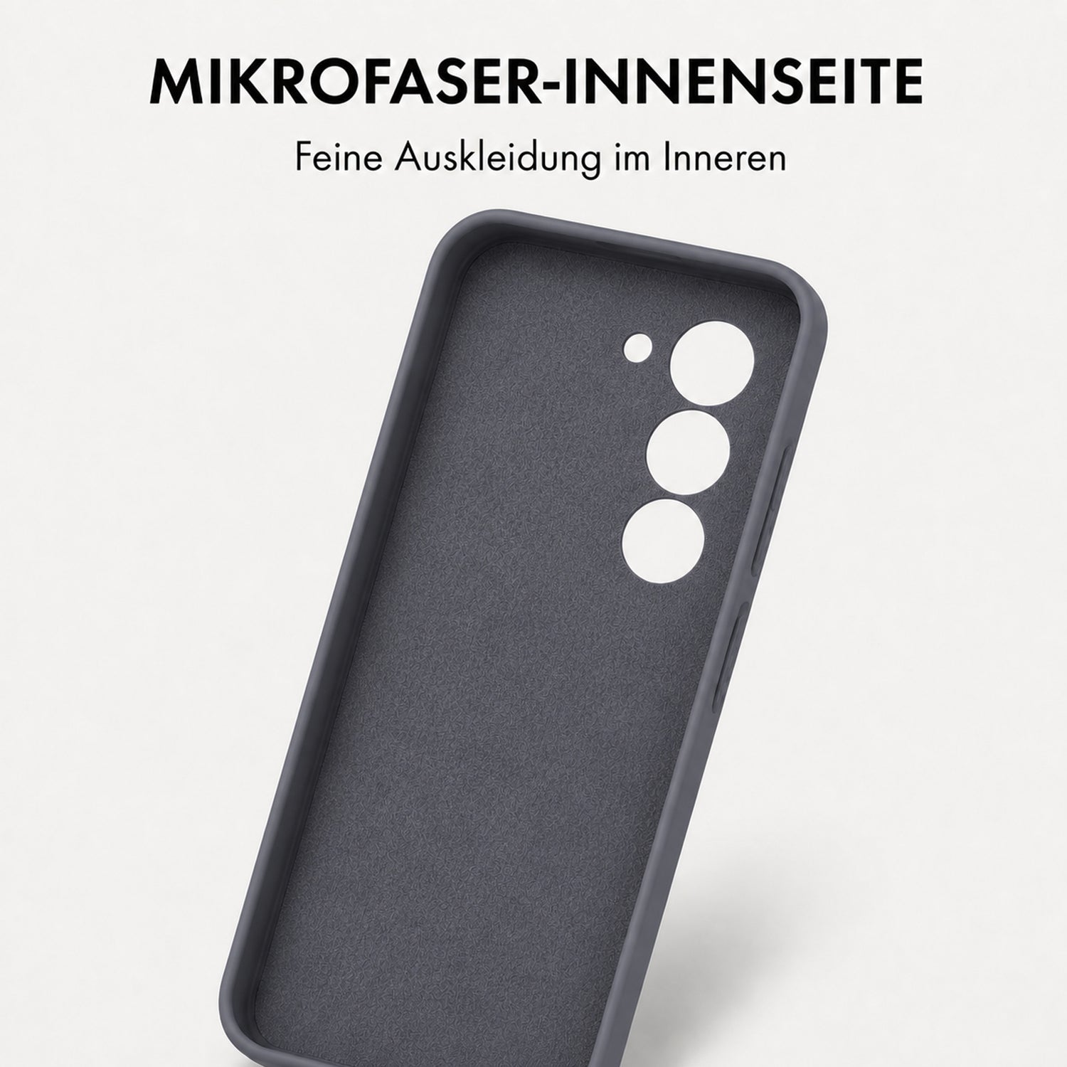 Xiaomi Redmi 15 4G / 5G Silicone Pro Silikon Hülle Anthrazit – Detailansicht 4