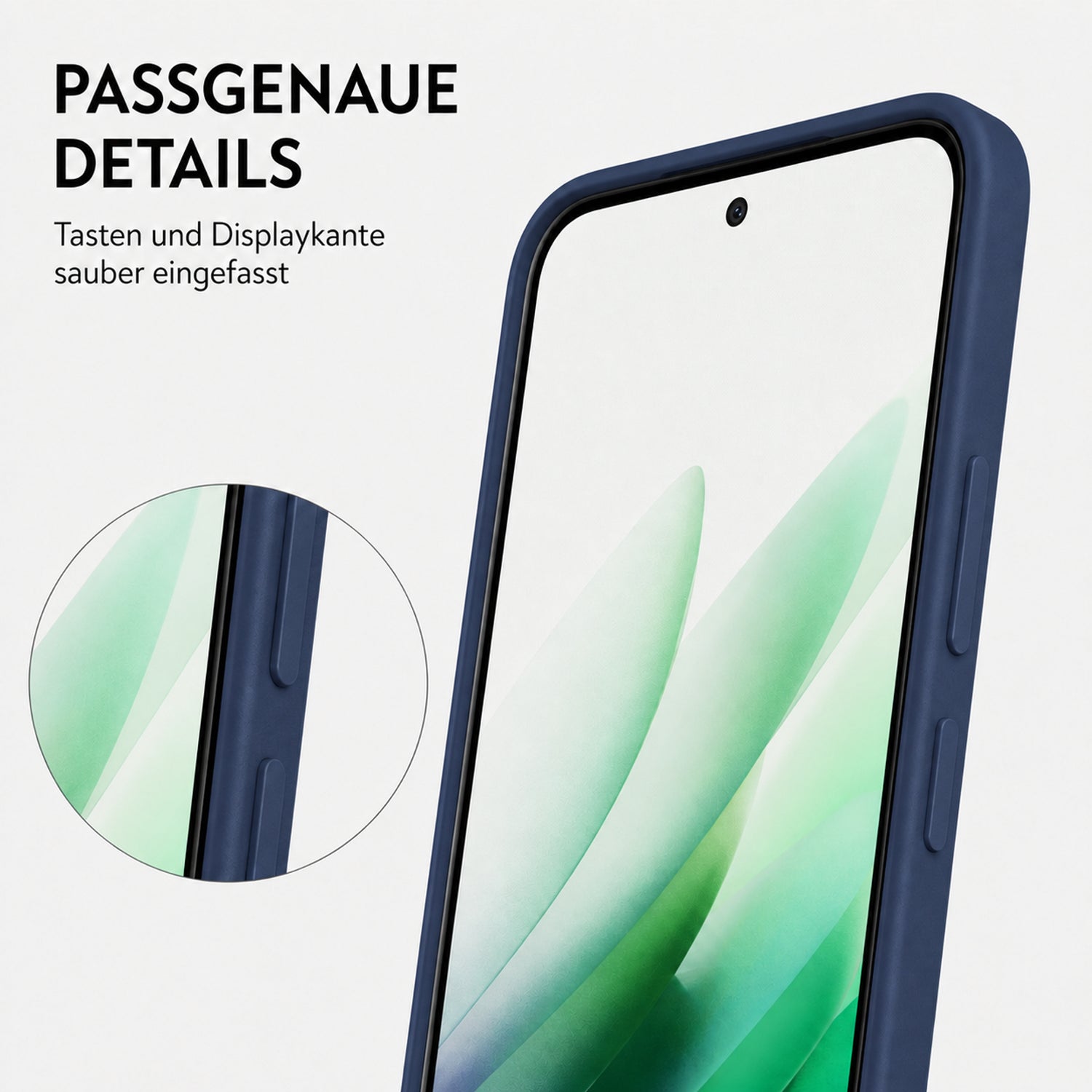 Xiaomi Redmi 15 4G / 5G Silicone Pro Silikon Hülle Marineblau – Detailansicht 3