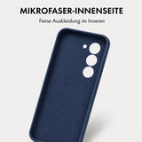 Xiaomi Redmi 15 4G / 5G Silicone Pro Silikon Hülle Marineblau – Detailansicht 4