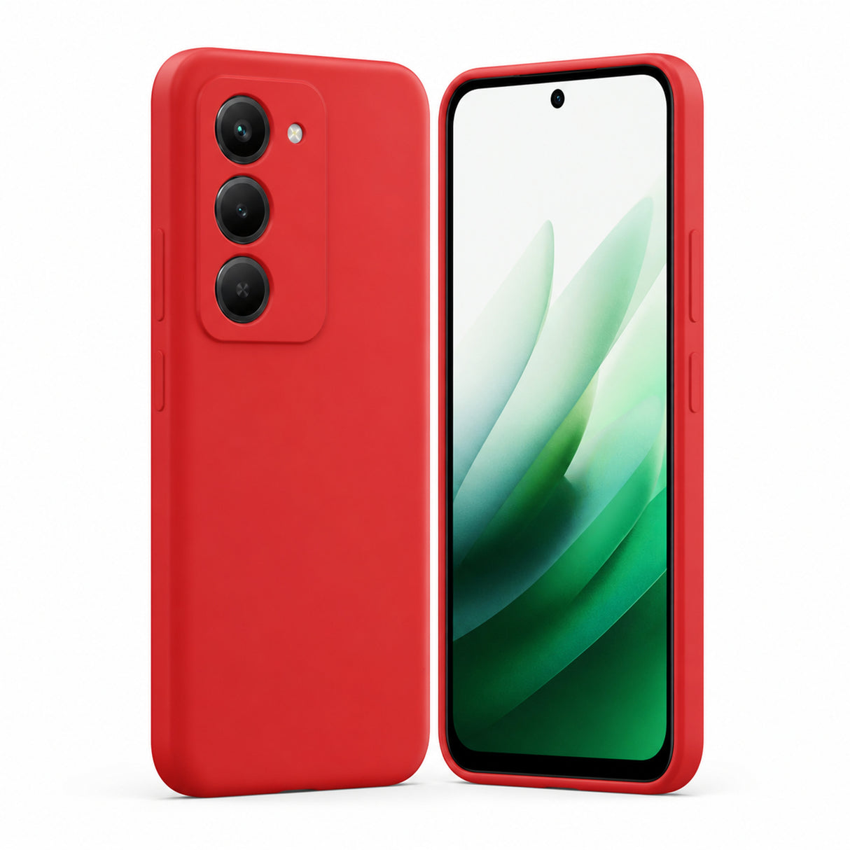 Xiaomi Redmi 15 4G / 5G Silicone Pro Silikon Hülle in Rot – Produktansicht