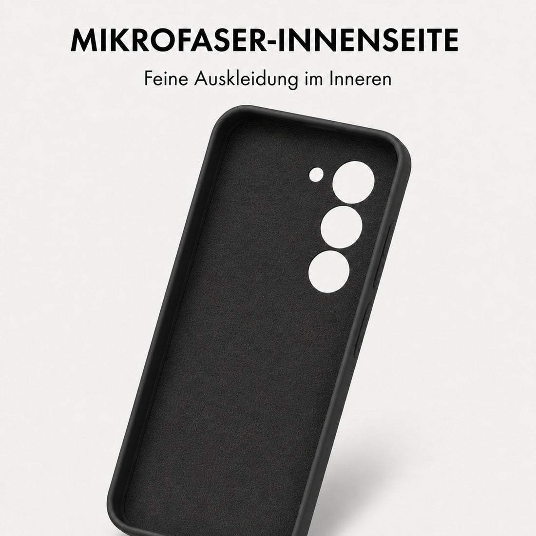 Schonende Mikrofaser-Innenseite