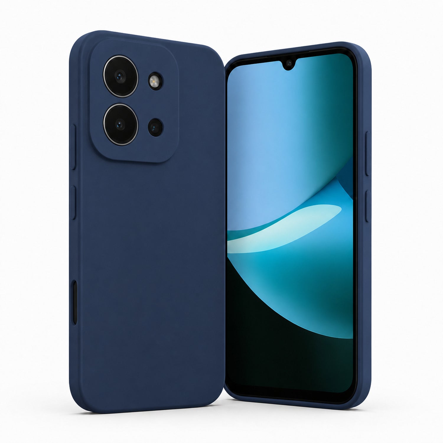 Xiaomi Redmi 15C Silicone Pro Silikon Hülle in Marineblau – Produktansicht