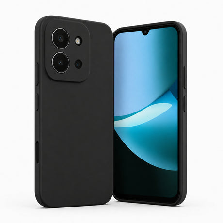 Xiaomi Redmi 15C Silicone Pro Silikon Hülle in Schwarz – Produktansicht