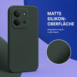 Xiaomi Redmi 15C Silicone Pro Silikon Hülle Tannengrün – Detailansicht 1
