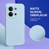 Xiaomi Redmi 15C Silicone Pro Silikon Hülle Wolkenblau – Detailansicht 1